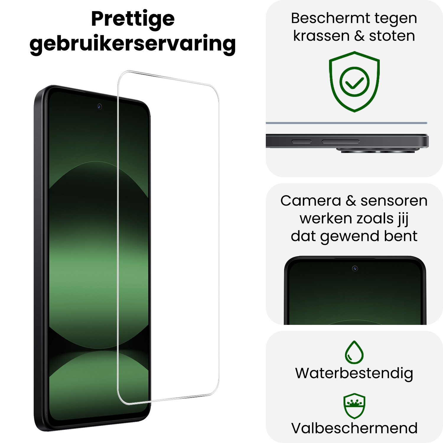 BASEY. BASEY. Xiaomi Redmi Note 14 5G Screenprotector Glas