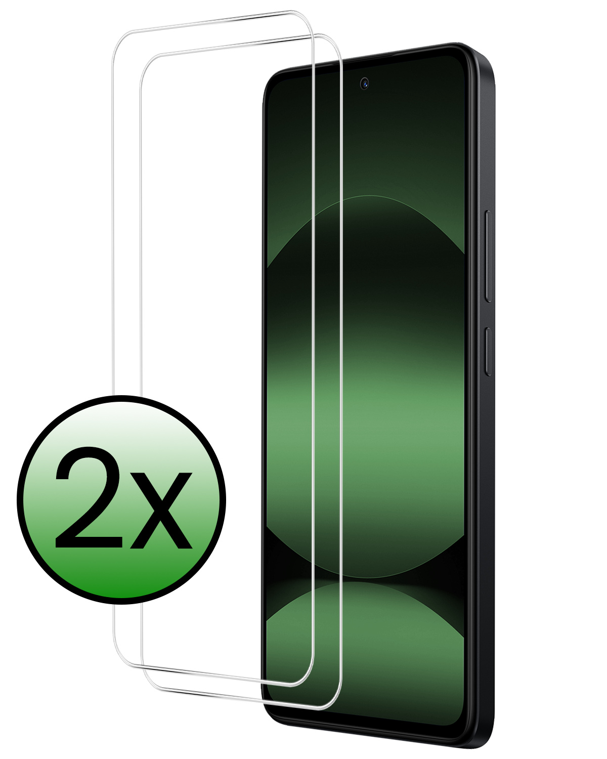 BASEY. BASEY. Xiaomi Redmi Note 14 5G Screenprotector Glas - 2 PACK
