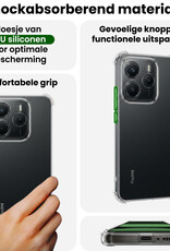 BASEY. BASEY. Xiaomi Redmi Note 14 5G Hoesje Shockproof Met 2x Screenprotector