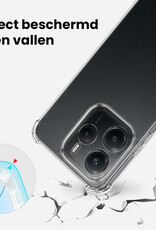 BASEY. BASEY. Xiaomi Redmi Note 14 5G Hoesje Shockproof Met 2x Screenprotector