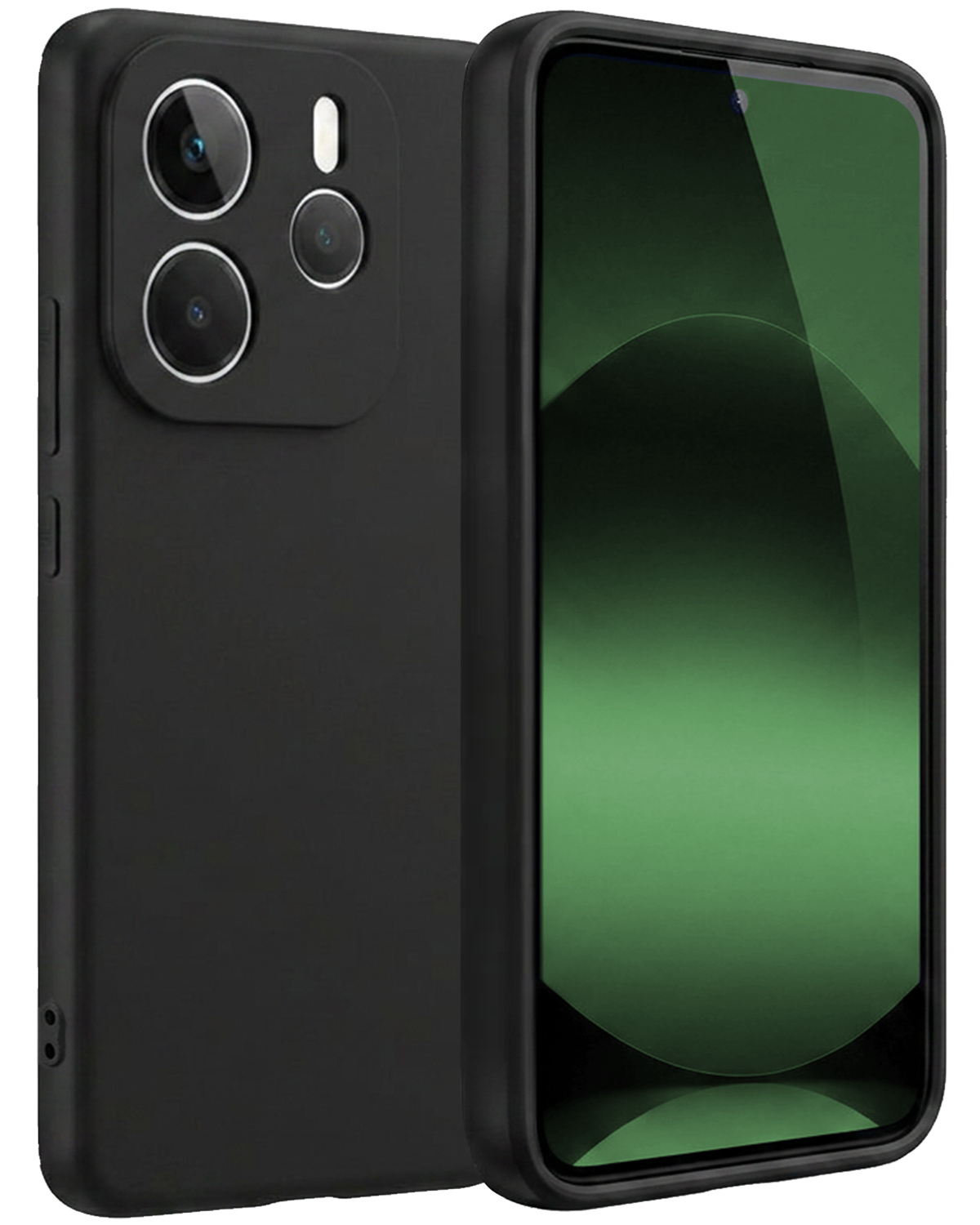 BASEY. BASEY. Xiaomi Redmi Note 14 5G Hoesje Siliconen - Zwart