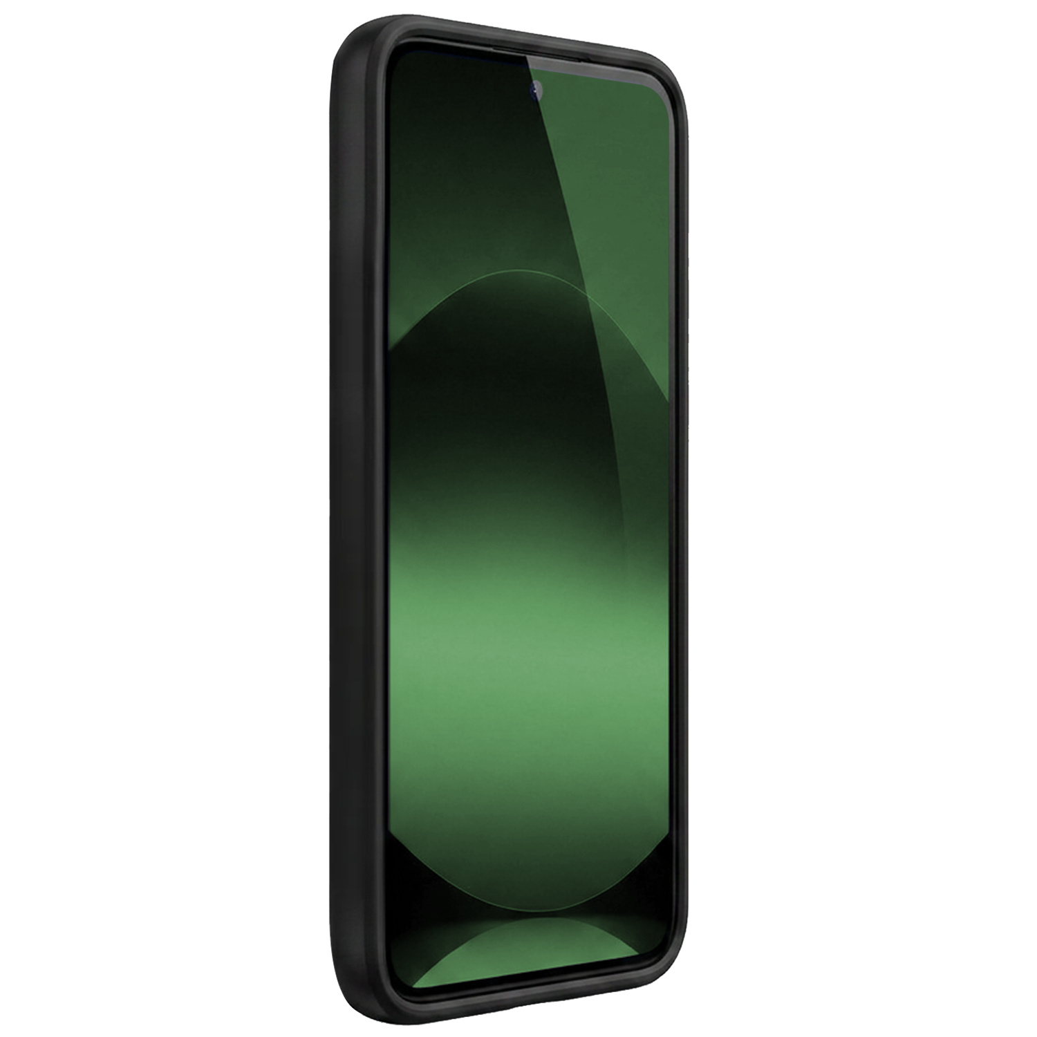BASEY. BASEY. Xiaomi Redmi Note 14 5G Hoesje Siliconen Met Screenprotector - Zwart