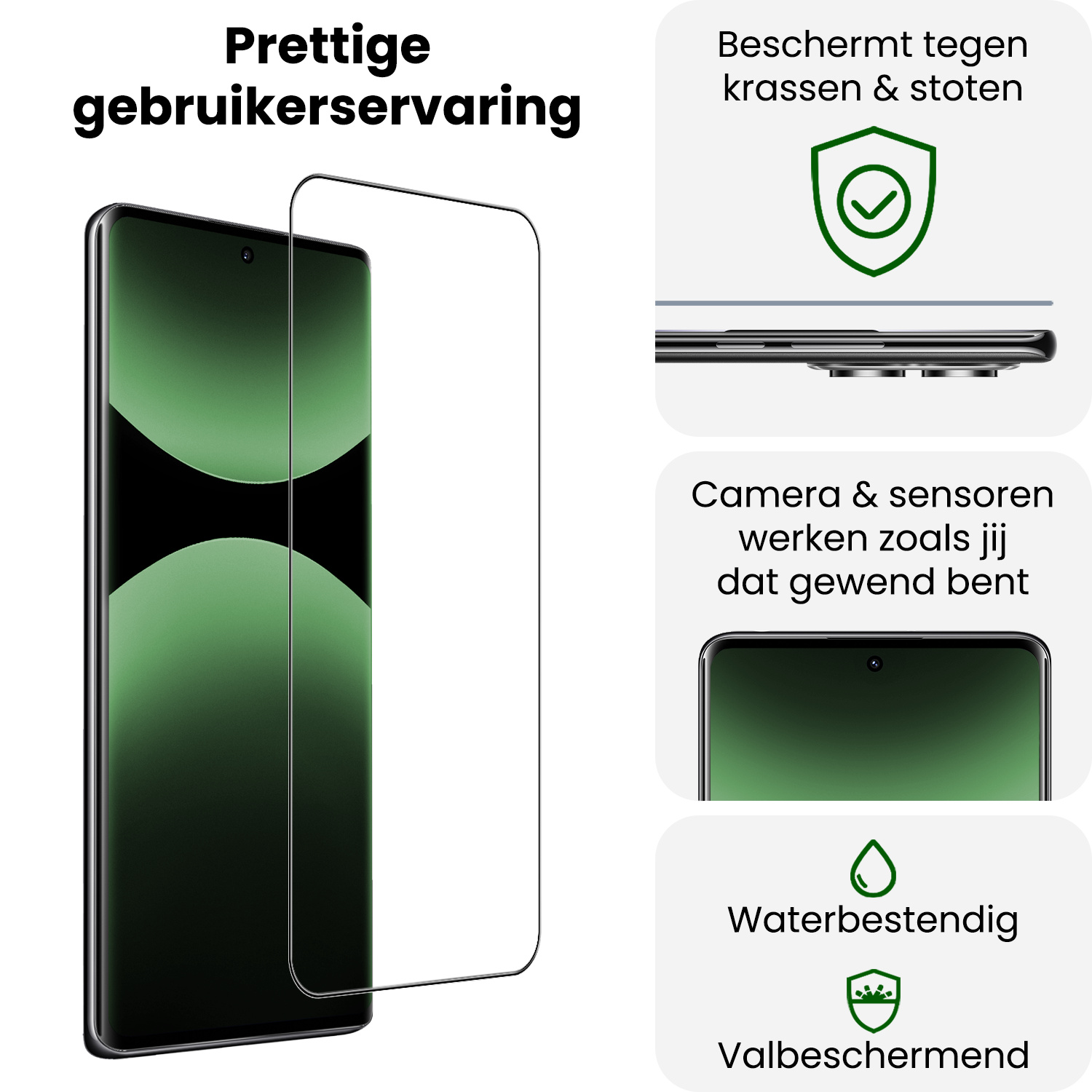 BASEY. BASEY. Xiaomi Redmi Note 14 Pro 5G Screenprotector Glas - 2 PACK