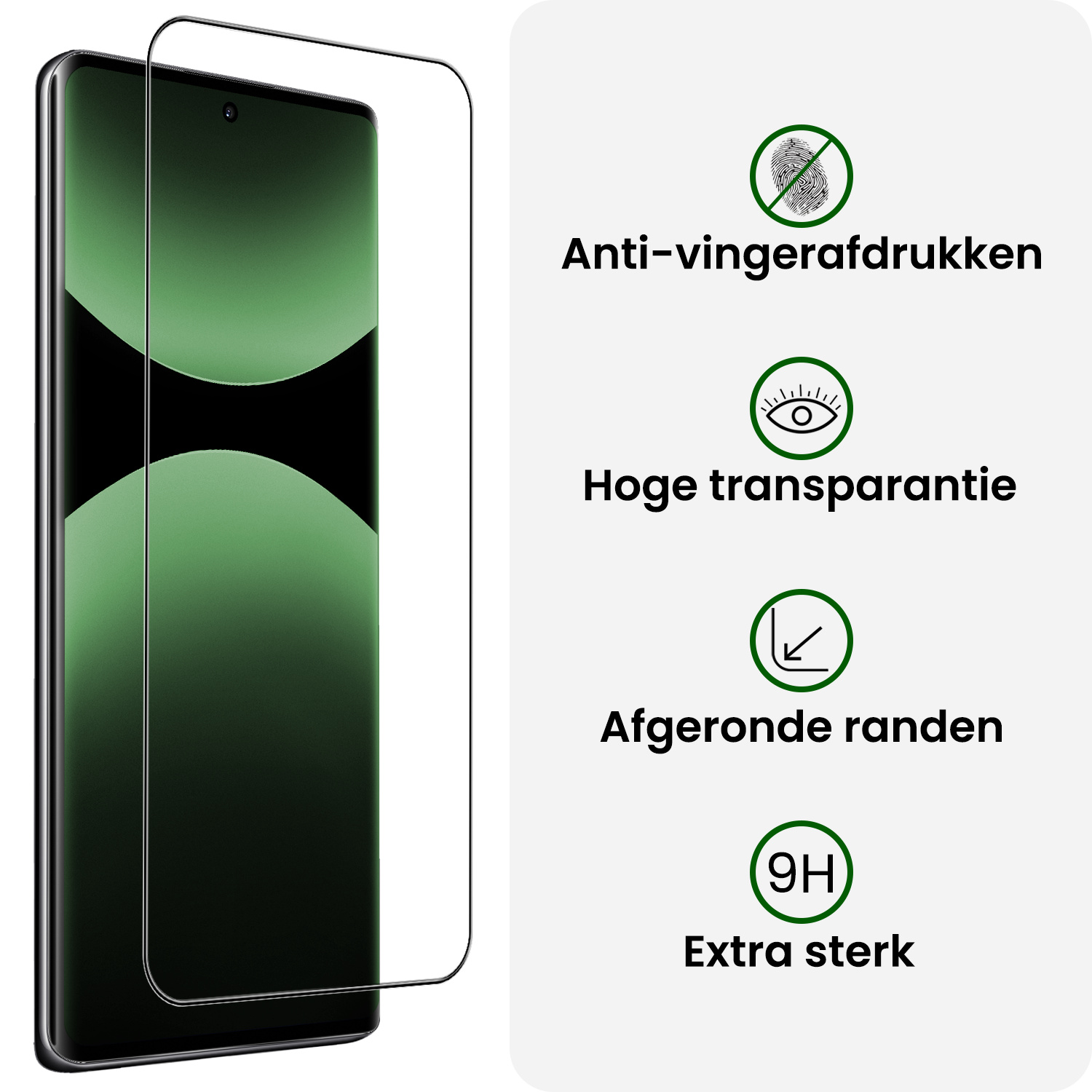 BASEY. BASEY. Xiaomi Redmi Note 14 Pro 5G Screenprotector Glas - 3 PACK