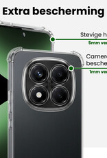 BASEY. BASEY. Xiaomi Redmi Note 14 Pro 5G Hoesje Shockproof - Transparant