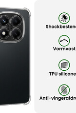 BASEY. BASEY. Xiaomi Redmi Note 14 Pro 5G Hoesje Shockproof - Transparant - 2 PACK