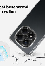 BASEY. BASEY. Xiaomi Redmi Note 14 Pro 5G Hoesje Shockproof - Transparant - 2 PACK