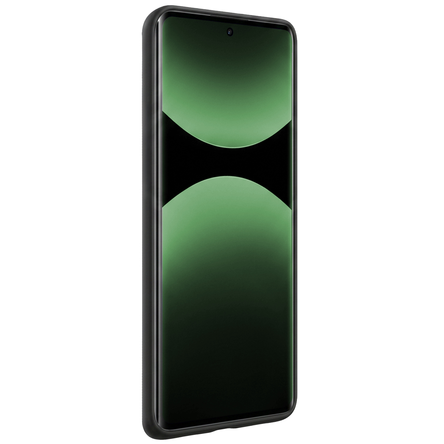 BASEY. BASEY. Xiaomi Redmi Note 14 Pro 5G Hoesje Siliconen Met Screenprotector - Zwart