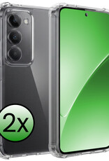 BASEY. BASEY. Xiaomi 15 Hoesje Shockproof - Transparant - 2 PACK