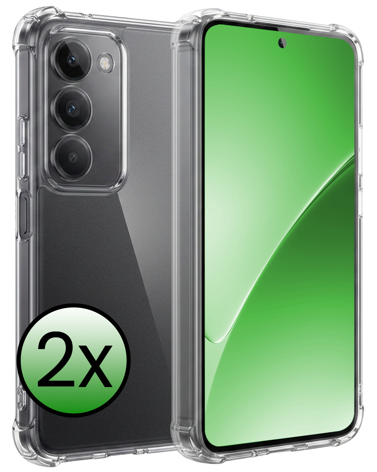 BASEY. BASEY. Xiaomi 15 Hoesje Shockproof - Transparant - 2 PACK
