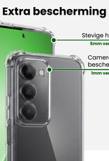 BASEY. BASEY. Xiaomi 15 Hoesje Shockproof - Transparant - 2 PACK