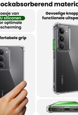 BASEY. BASEY. Xiaomi 15 Hoesje Shockproof - Transparant - 2 PACK