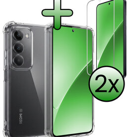 BASEY. BASEY. Xiaomi 15 Hoesje Shockproof Met 2x Screenprotector