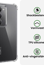 BASEY. BASEY. Xiaomi 15 Hoesje Shockproof Met 2x Screenprotector