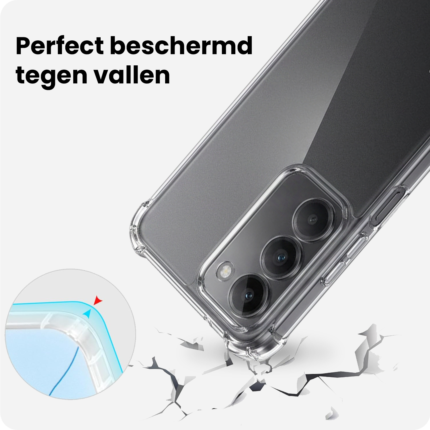 BASEY. BASEY. Xiaomi 15 Hoesje Shockproof Met 2x Screenprotector