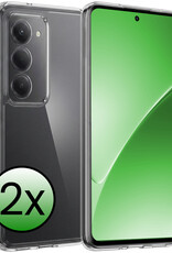 BASEY. BASEY. Xiaomi 15 Hoesje Siliconen - Transparant - 2 PACK