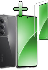 BASEY. BASEY. Xiaomi 15 Hoesje Siliconen Met Screenprotector - Transparant
