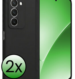 BASEY. BASEY. Xiaomi 15 Hoesje Siliconen - Zwart - 2 PACK