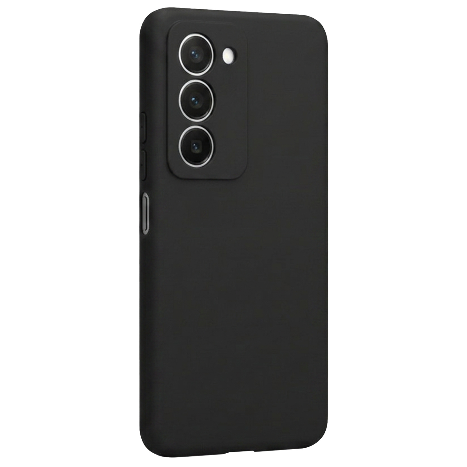 BASEY. BASEY. Xiaomi 15 Hoesje Siliconen Met Screenprotector - Zwart