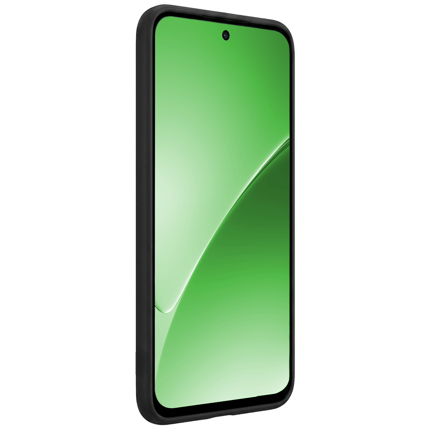 BASEY. BASEY. Xiaomi 15 Hoesje Siliconen Met Screenprotector - Zwart