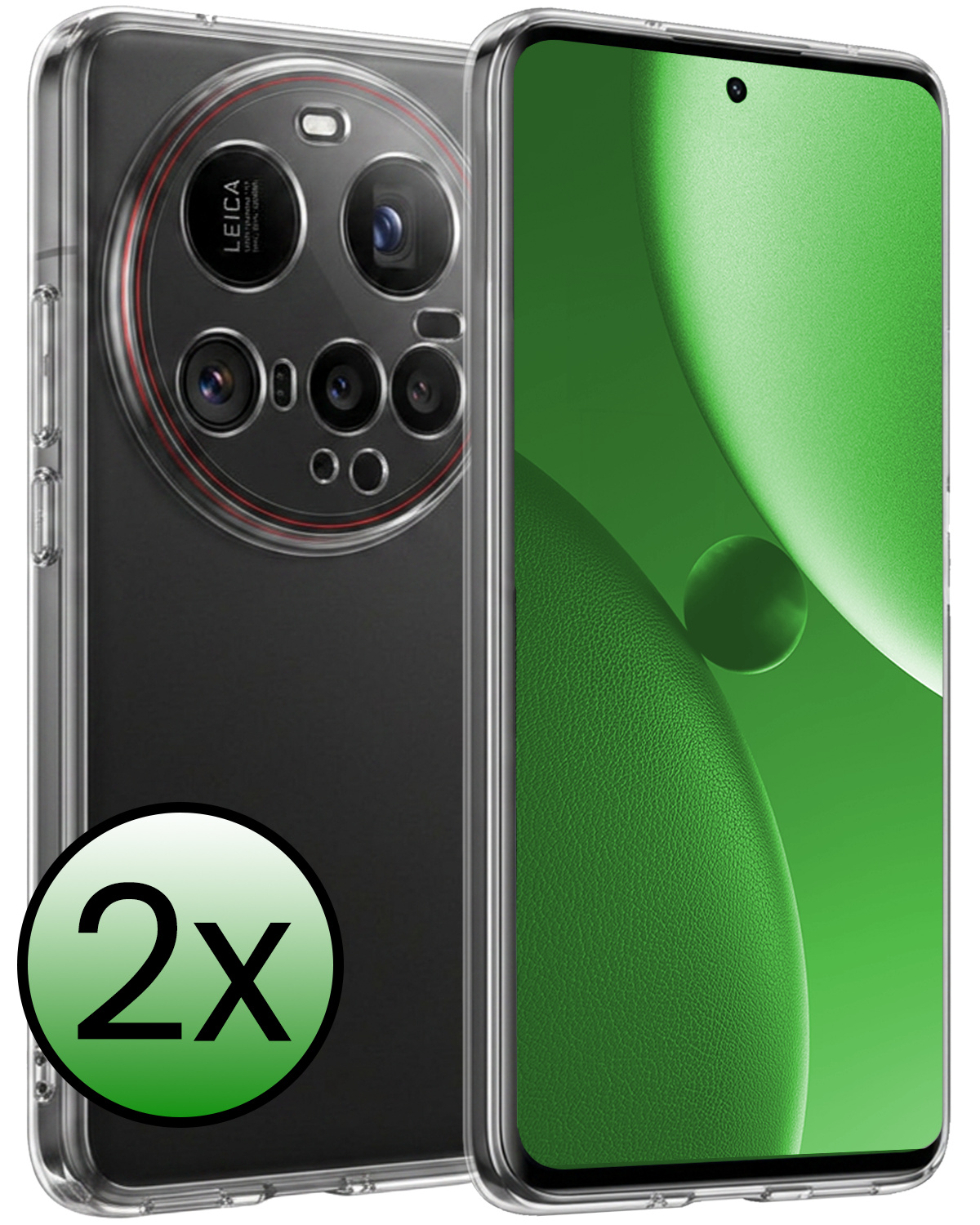 BASEY. BASEY. Xiaomi 15 Ultra Hoesje Siliconen - Transparant - 2 PACK