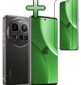 BASEY. BASEY. Xiaomi 15 Ultra Hoesje Siliconen Met Screenprotector - Transparant