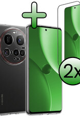 BASEY. BASEY. Xiaomi 15 Ultra Hoesje Siliconen Met 2x Screenprotector - Transparant