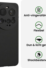 BASEY. BASEY. Xiaomi 15 Ultra Hoesje Siliconen - Zwart - 2 PACK