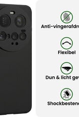 BASEY. BASEY. Xiaomi 15 Ultra Hoesje Siliconen Met Screenprotector - Zwart
