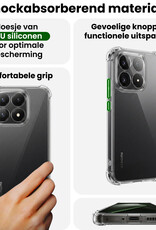 BASEY. BASEY. Xiaomi 15T Hoesje Shockproof - Transparant - 2 PACK