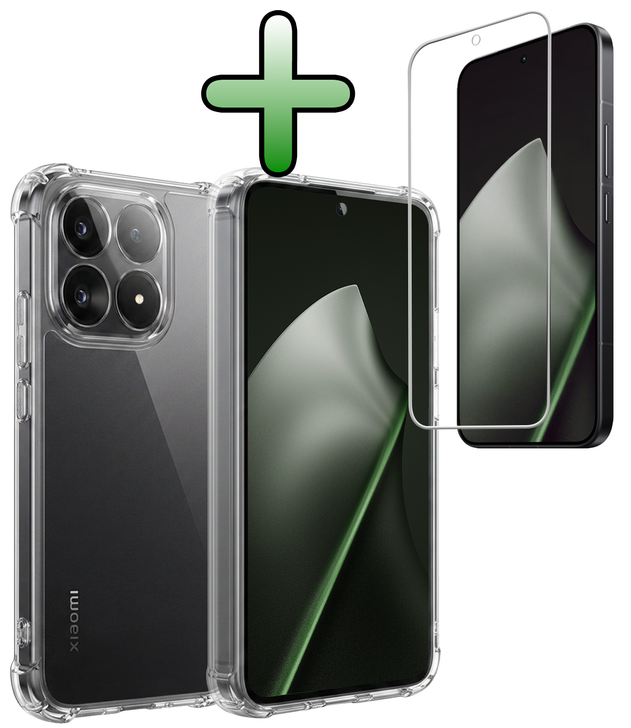 BASEY. BASEY. Xiaomi 15T Hoesje Shockproof Met Screenprotector