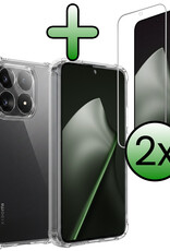 BASEY. BASEY. Xiaomi 15T Hoesje Shockproof Met 2x Screenprotector