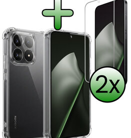 BASEY. BASEY. Xiaomi 15T Hoesje Shockproof Met 2x Screenprotector