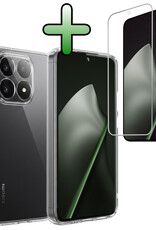 BASEY. BASEY. Xiaomi 15T Hoesje Siliconen Met Screenprotector - Transparant