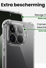 BASEY. BASEY. Xiaomi 15T Pro Hoesje Shockproof - Transparant