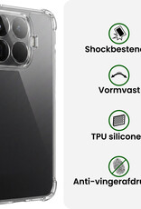 BASEY. BASEY. Xiaomi 15T Pro Hoesje Shockproof - Transparant - 2 PACK