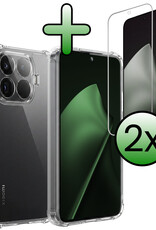 BASEY. BASEY. Xiaomi 15T Pro Hoesje Shockproof Met 2x Screenprotector