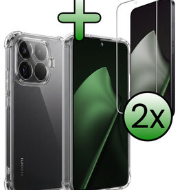 BASEY. BASEY. Xiaomi 15T Pro Hoesje Shockproof Met 2x Screenprotector