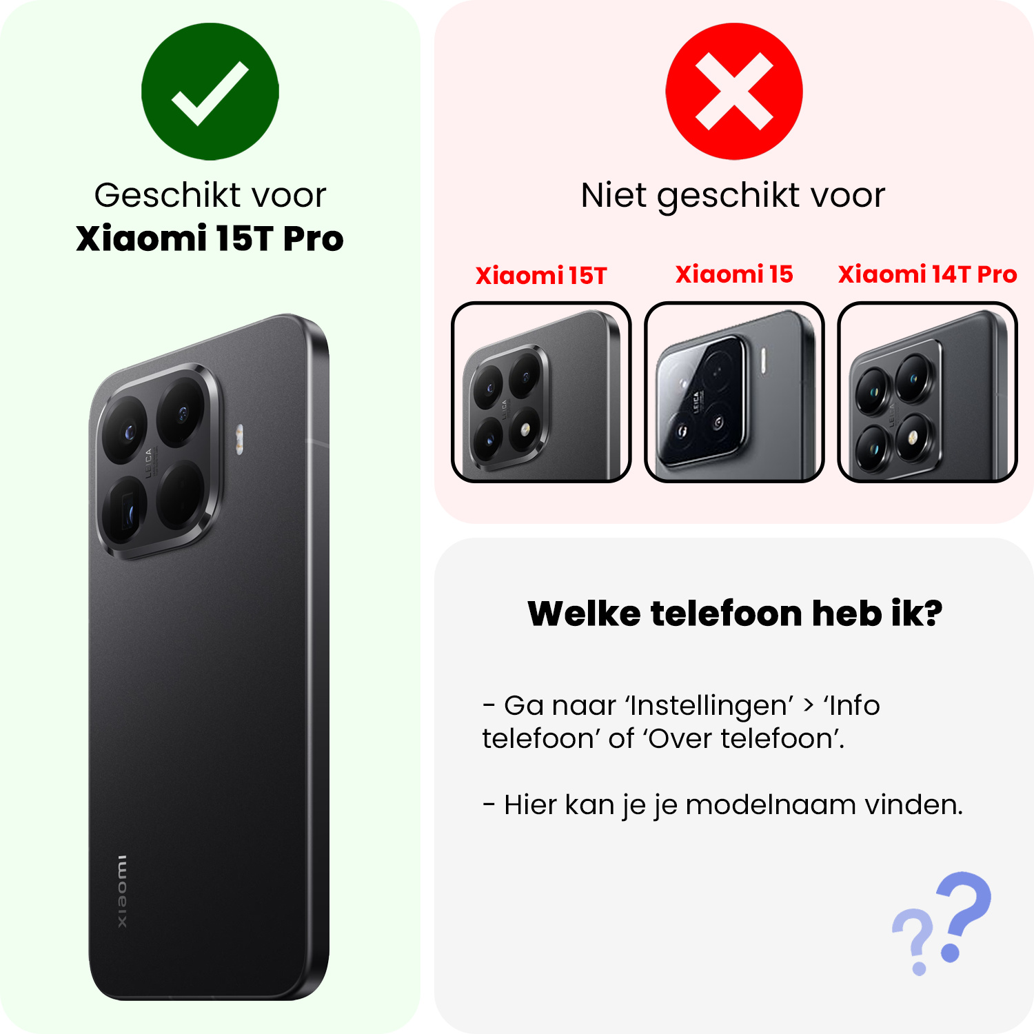 BASEY. BASEY. Xiaomi 15T Pro Hoesje Siliconen - Transparant - 2 PACK