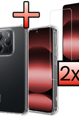 NoXx NoXx Xiaomi Redmi Note 14 5G Hoesje Shockproof Met 2x Screenprotector