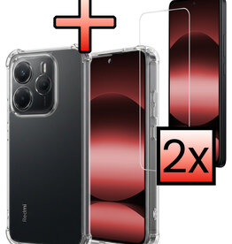 NoXx NoXx Xiaomi Redmi Note 14 5G Hoesje Shockproof Met 2x Screenprotector