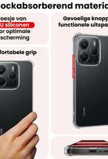 NoXx NoXx Xiaomi Redmi Note 14 5G Hoesje Shockproof Met 2x Screenprotector