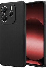 NoXx NoXx Xiaomi Redmi Note 14 5G Hoesje Siliconen - Zwart