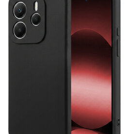 NoXx NoXx Xiaomi Redmi Note 14 5G Hoesje Siliconen - Zwart