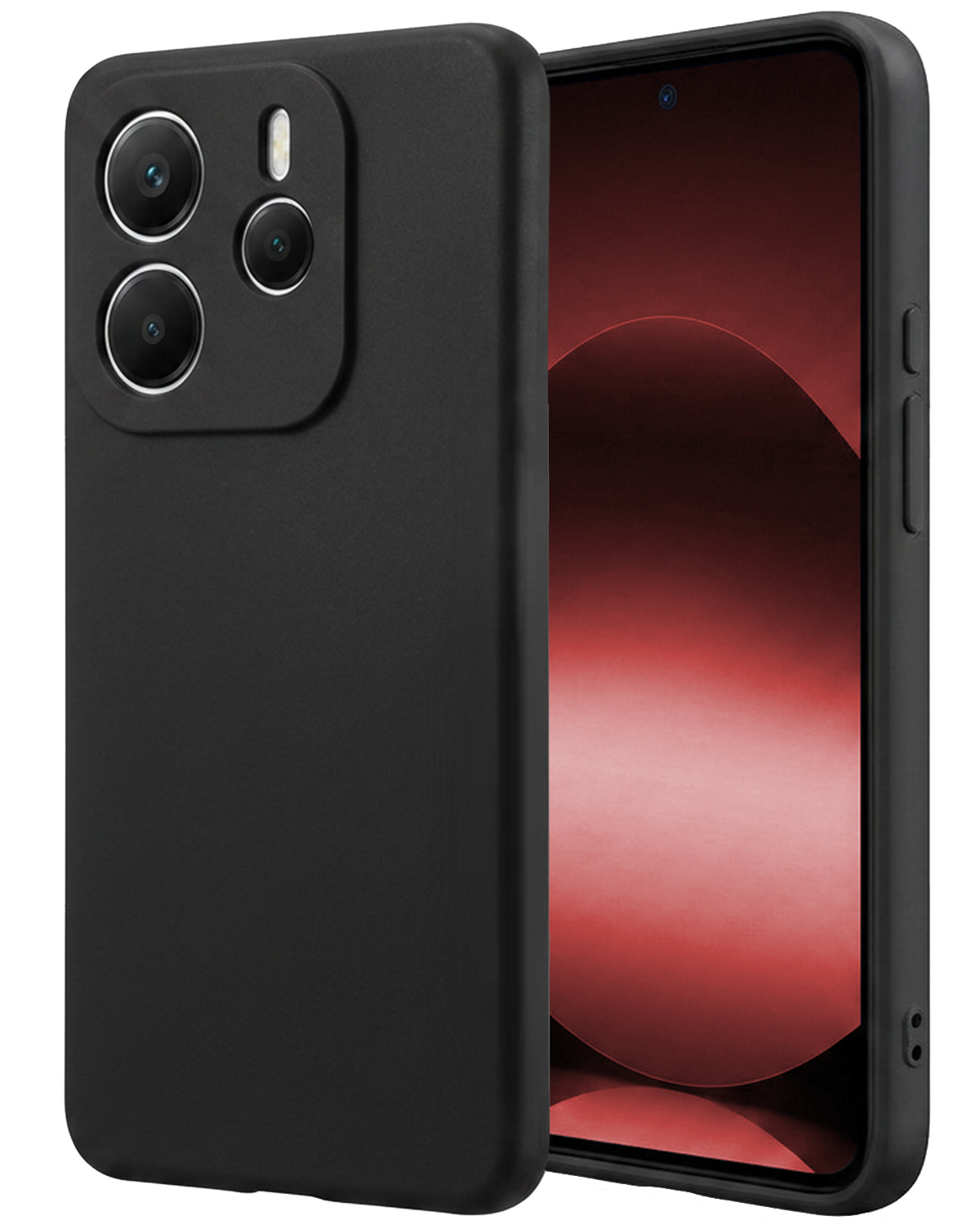 NoXx NoXx Xiaomi Redmi Note 14 5G Hoesje Siliconen - Zwart