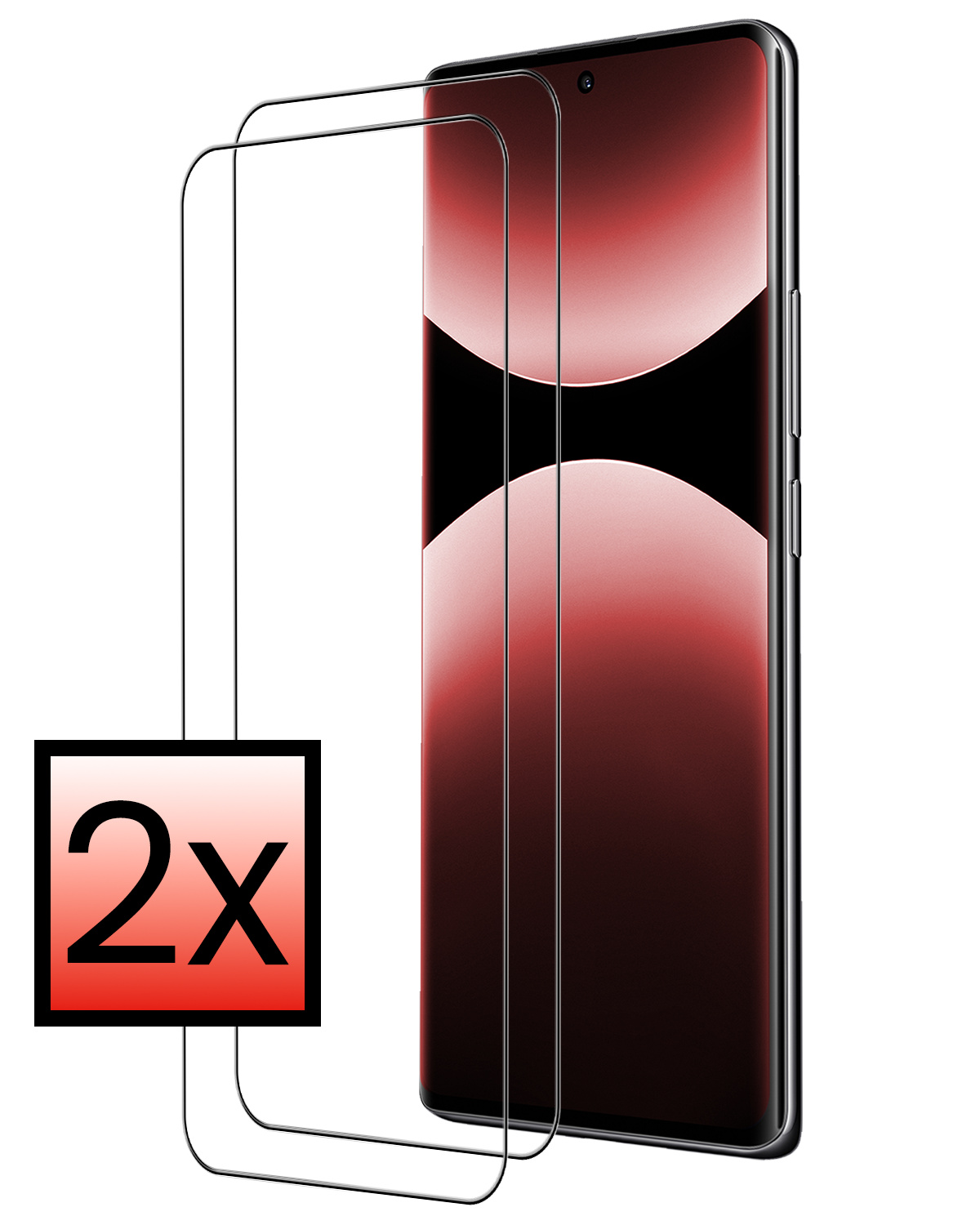 NoXx NoXx Xiaomi Redmi Note 14 Pro 5G Screenprotector Glas - 2 PACK