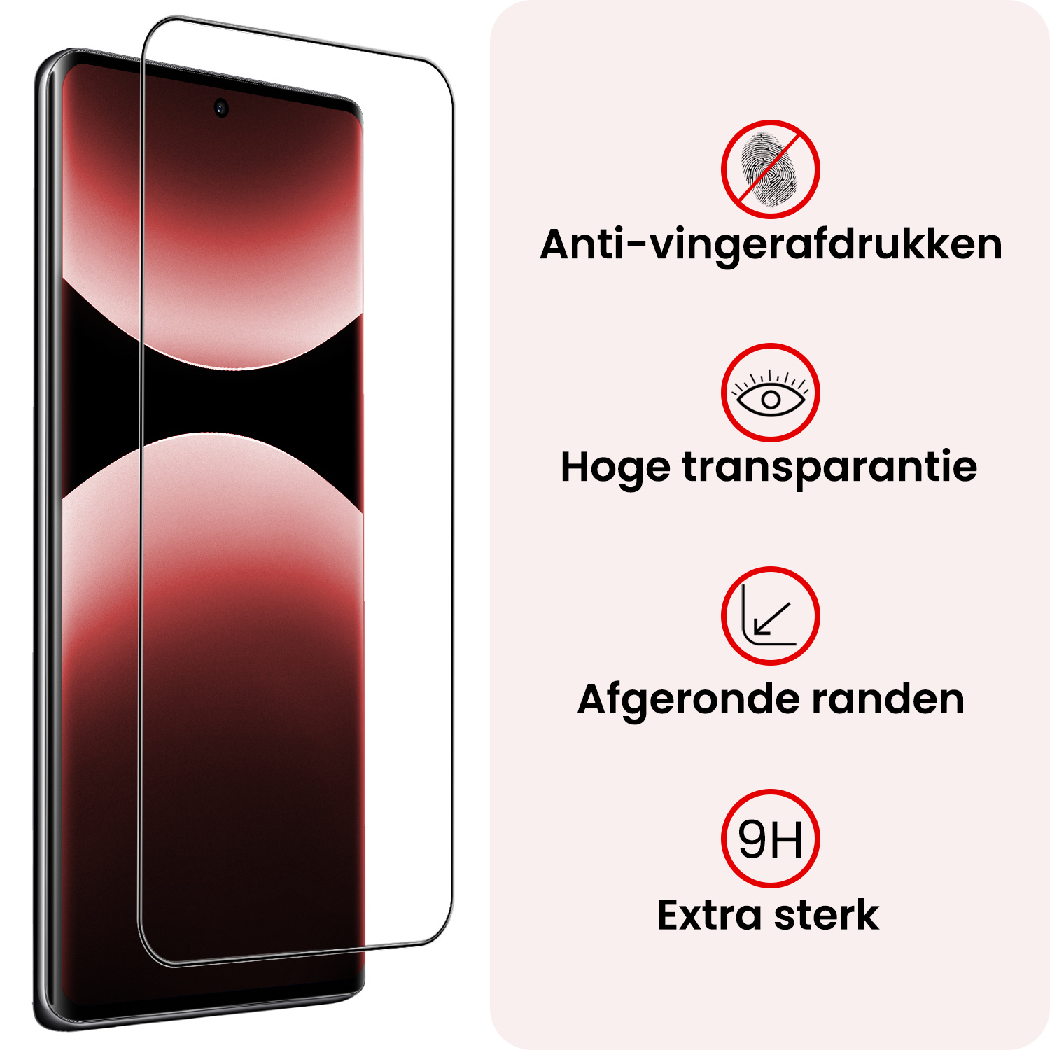NoXx NoXx Xiaomi Redmi Note 14 Pro 5G Screenprotector Glas - 3 PACK