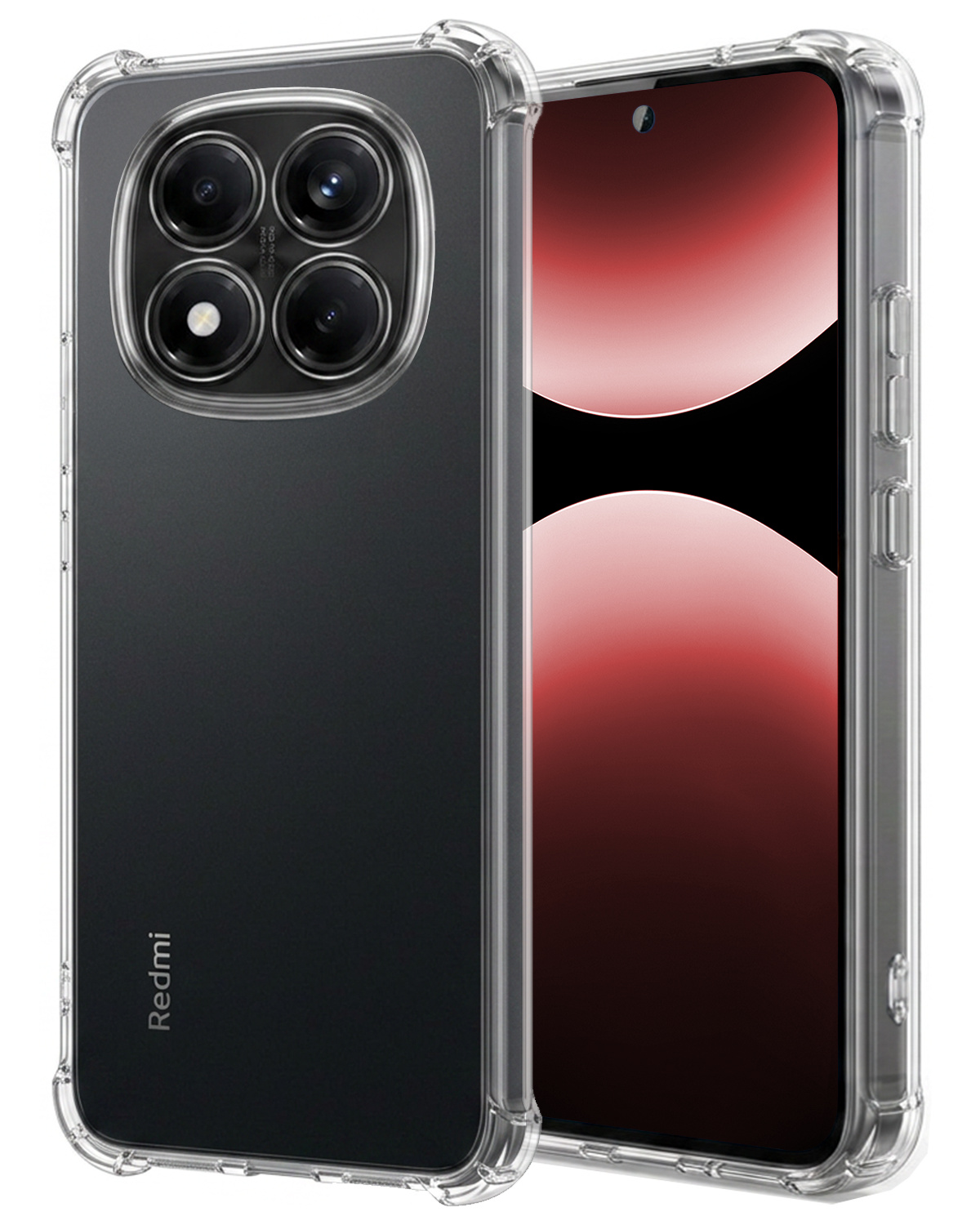 NoXx NoXx Xiaomi Redmi Note 14 Pro 5G Hoesje Shockproof - Transparant