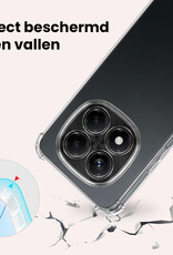 NoXx NoXx Xiaomi Redmi Note 14 Pro 5G Hoesje Shockproof - Transparant