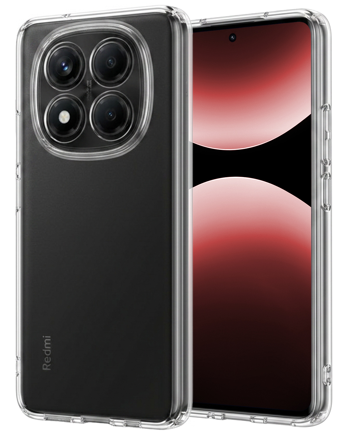 NoXx NoXx Xiaomi Redmi Note 14 Pro 5G Hoesje Siliconen - Transparant